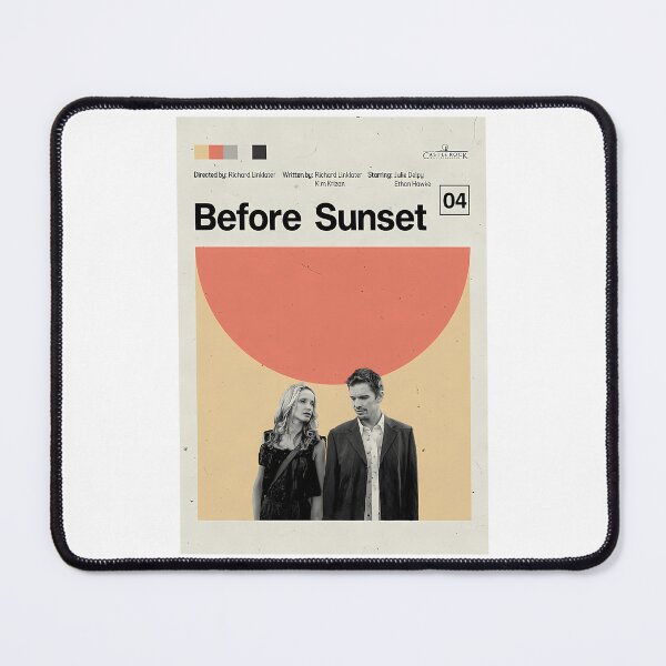 Item preview, Before Sunset Minimalist Poster - Jesse Cline In Paris (Sunset Edition) designed and sold by jaziahm-ckeeve.