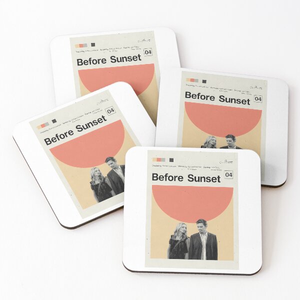 Item preview, Before Sunset Minimalist Poster - Jesse  Cline In Paris (Sunset Edition) designed and sold by jaziahm-ckeeve.