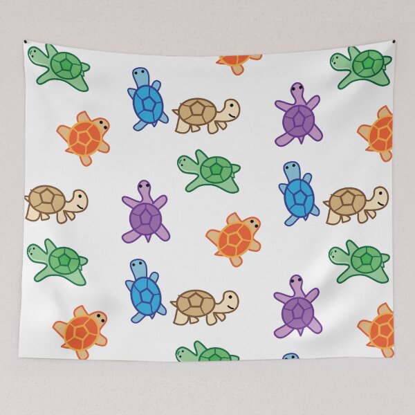Item preview, Colorful tortoise cute pack designed and sold by fluffyfamcraft.