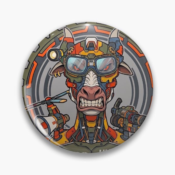 Item preview, Cyberpunk Syndicate - Bio - Mechanical Bovine (Unit 05) by DLBG  designed and sold by DLBG-STORE.