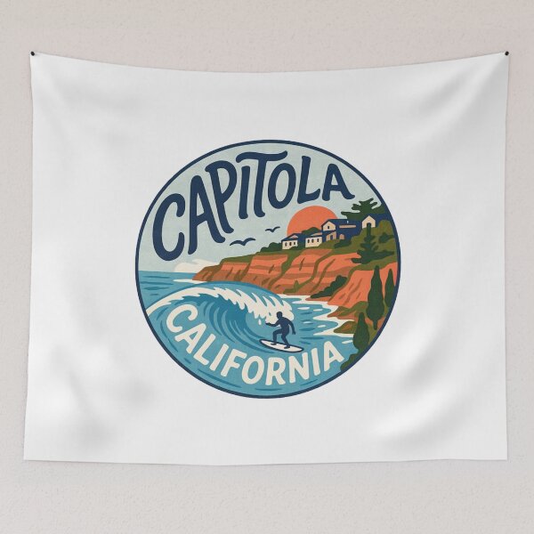 Item preview, Capitola California: Surf Sunset designed and sold by CircinusStore.