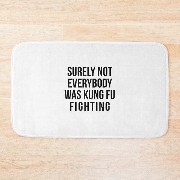 Item preview, Surely Not Everybody Was Kung Fu Fighting Sticker designed and sold by vaidag-arnett.