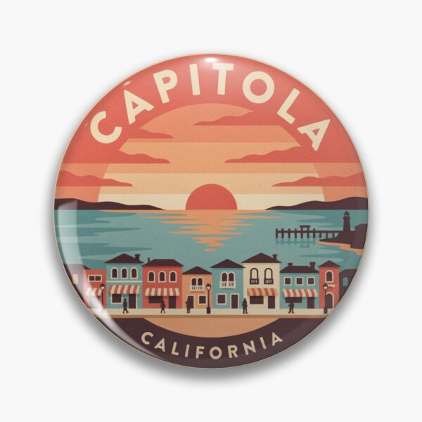 Item preview, Capitola California: Sunset Pier designed and sold by CircinusStore.