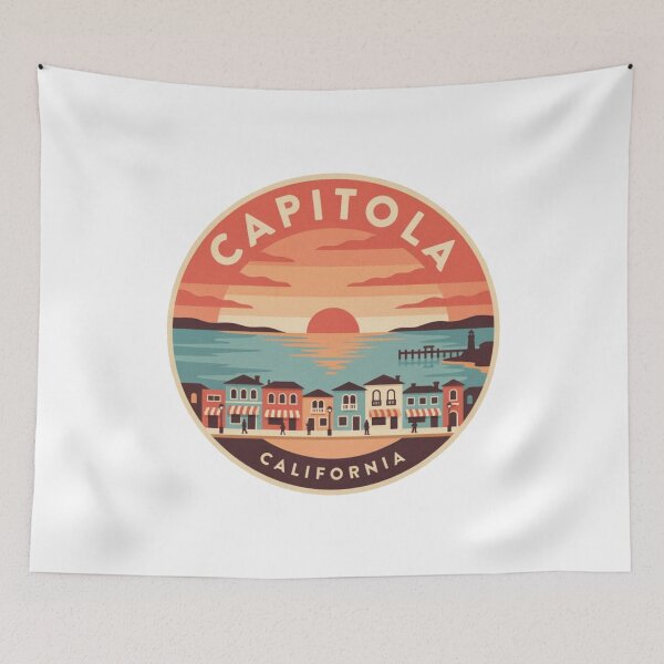 Item preview, Capitola California: Sunset Pier designed and sold by CircinusStore.