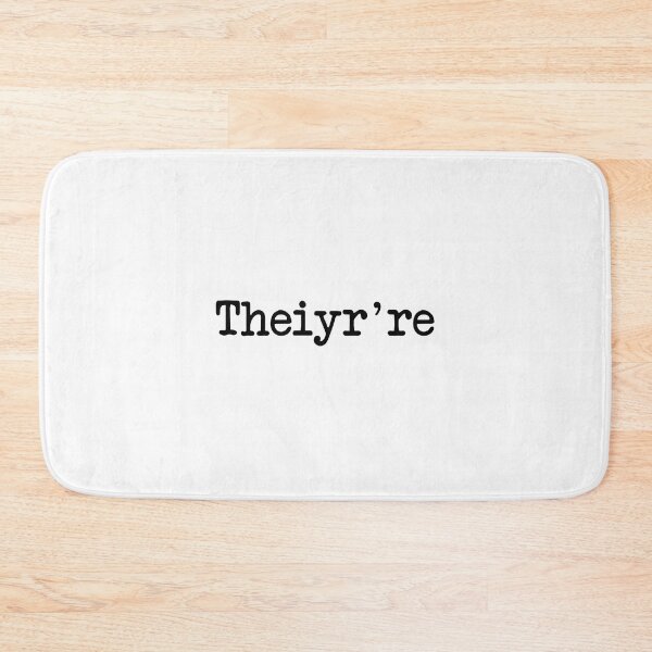 Item preview, Theiyr'Re Their There They'Re Grammer Typo Sticker designed and sold by vaidag-arnett.