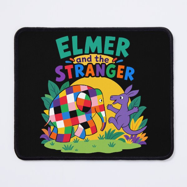 Item preview, Elmer and the Stranger Colorful Adventure designed and sold by HappyToons Shop.