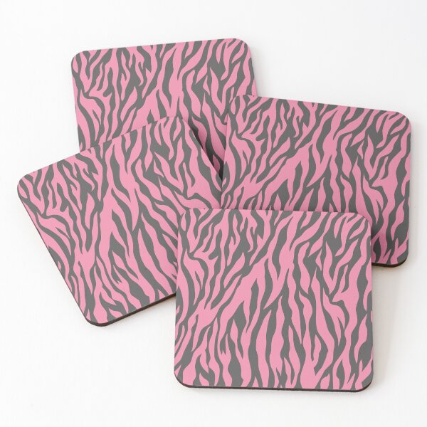 Item preview, Zebra Print - Raspberry Pink and Mouse Grey designed and sold by Daniel Bevis Design.