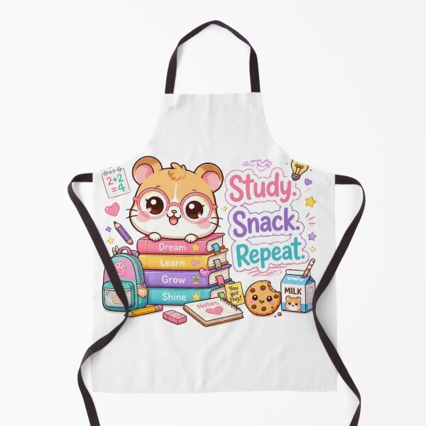 Item preview, Study Snack Repeat Hamster designed and sold by Alaakadry800.