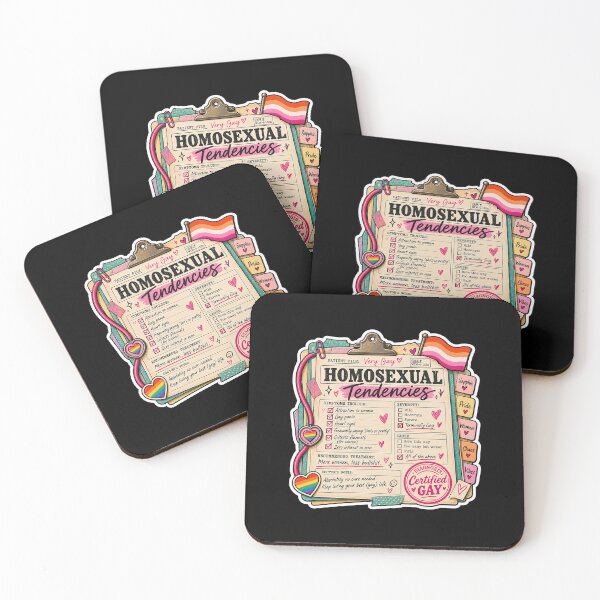 Item preview, Homosexual Tendencies – Certified Gay LGBTQ+ Pride designed and sold by Brave Little Mess Club.