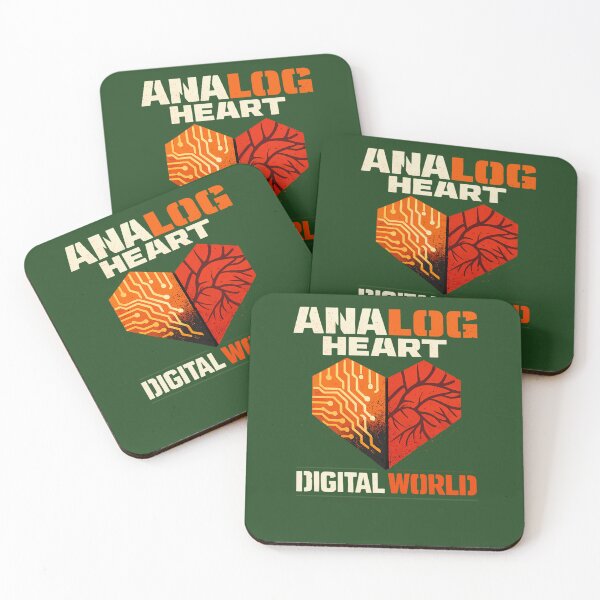 Item preview, Analog Heart Digital World - Tech Balance Street Art 99 designed and sold by eternalwildflo.