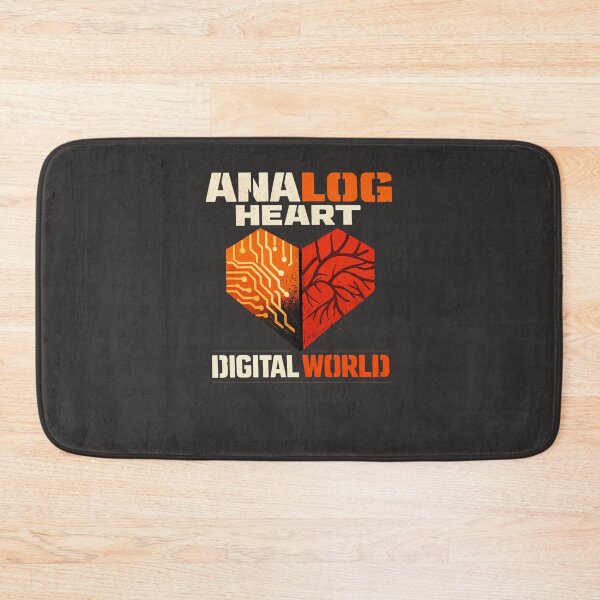 Item preview, Analog Heart Digital World - Tech Balance Street Art 99 designed and sold by eternalwildflo.