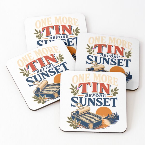 Item preview, One More Tin Before Sunset - Sardine Quote designed and sold by jaziahm-ckeeve.