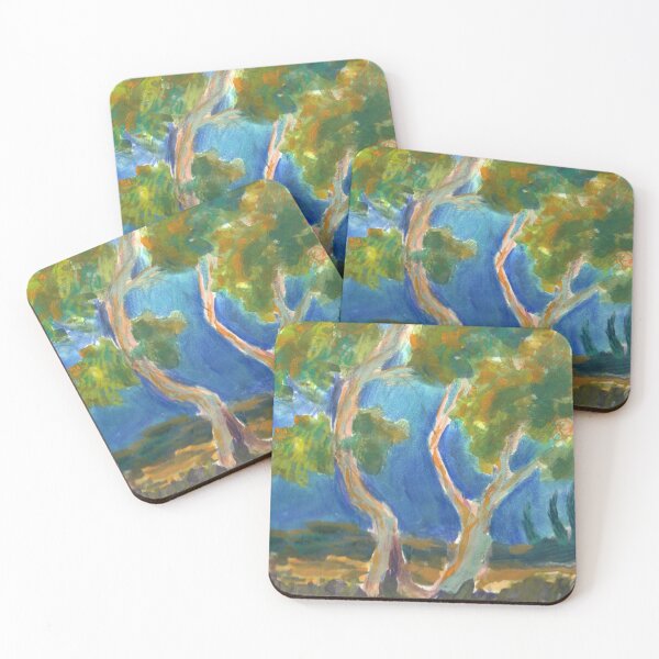 Item preview, Gum tree in last of the daylight designed and sold by Sarah Rudge.