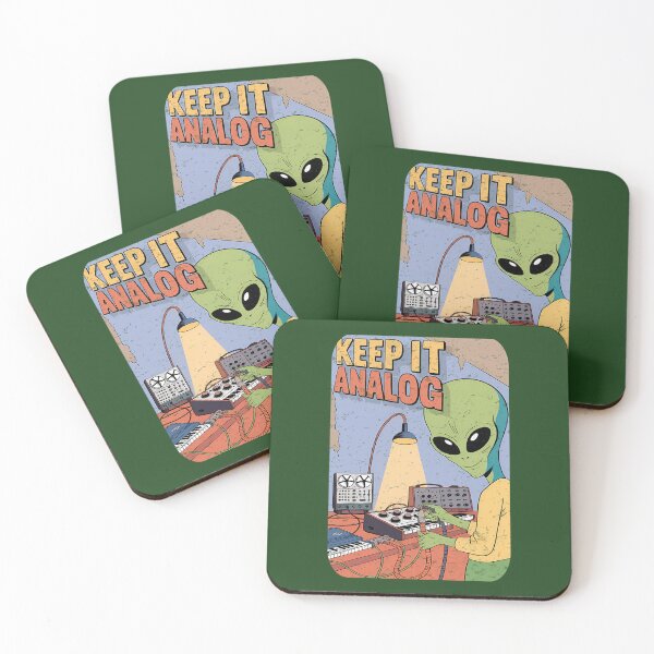 Item preview, Analog Studio Master  Confident Alien Music Producer Line Art 420 designed and sold by eternalwildflo.