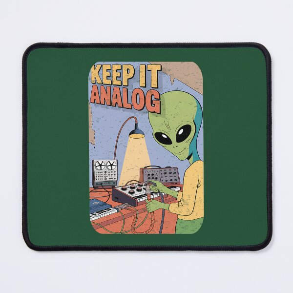 Item preview, Analog Studio Master  Confident Alien Music Producer Line Art 420 designed and sold by eternalwildflo.