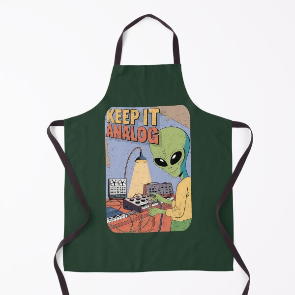 Item preview, Analog Studio Master Confident Alien Music Producer Line Art 420 designed and sold by eternalwildflo.