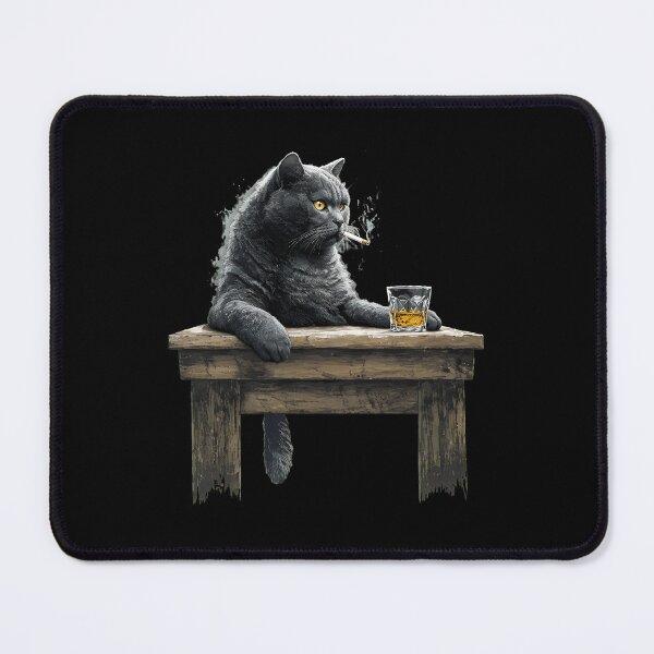 Item preview, Grumpy Cat Smokes and Drinks Art designed and sold by GiaoCalonas.