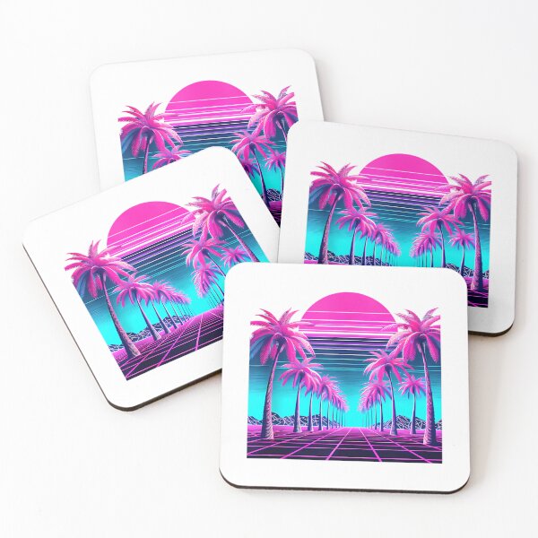 Item preview, Retro 80S Vaporwave Synthwave Palm Tree Sunset Aesthetic Tank Top designed and sold by jaziahm-ckeeve.