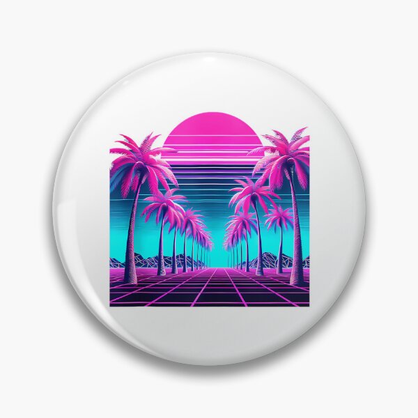 Item preview, Retro 80S Vaporwave Synthwave Palm Tree Sunset Aesthetic Tank Top designed and sold by jaziahm-ckeeve.