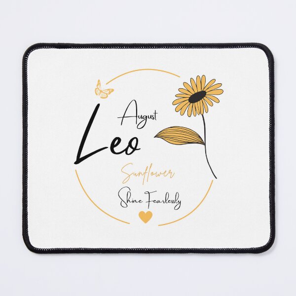 Item preview, August Leo Sunflower | Shine Fearlessly Zodiac Design designed and sold by FlareCraftStudio.