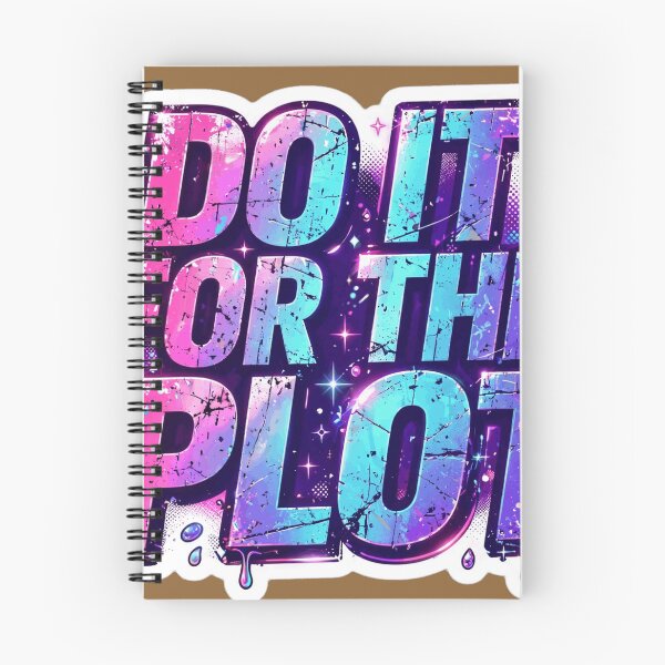 Item preview, Do It For The Plot Y2K Neon Sticker designed and sold by ChinzorigBAY.