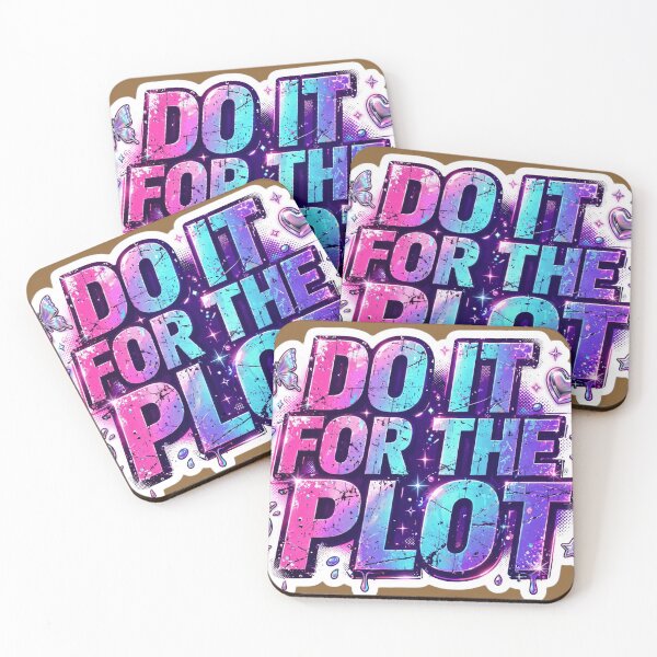 Item preview, Do It For The Plot Y2K Neon Sticker designed and sold by ChinzorigBAY.