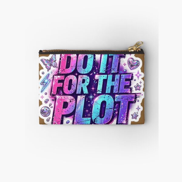Item preview, Do It For The Plot Y2K Neon Sticker designed and sold by ChinzorigBAY.