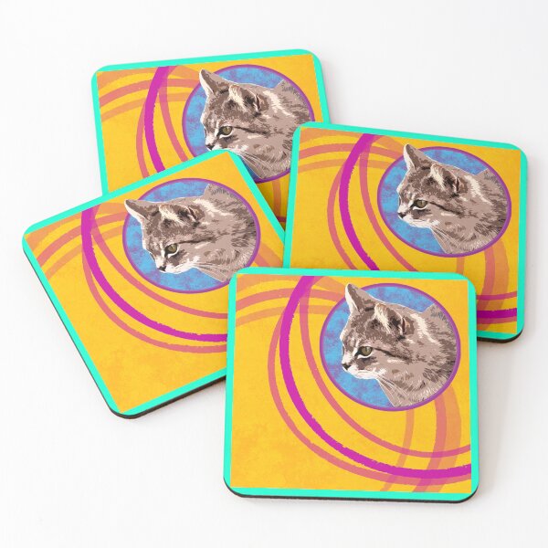 Item preview, Pop art Balearic Islands cat colorful designed and sold by Periartwork.