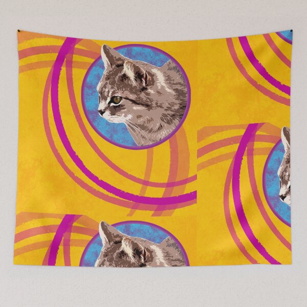 Item preview, Pop art Balearic Islands cat colorful designed and sold by Periartwork.