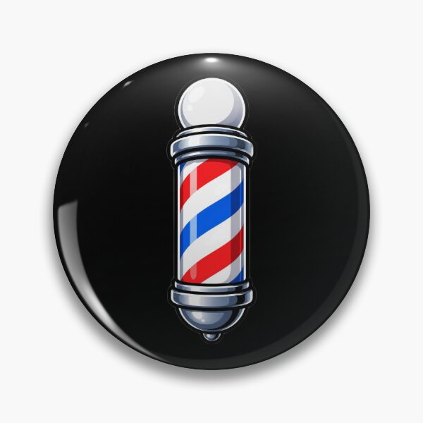 Item preview, Classic Cartoon Barber Pole Art designed and sold by Barber MD Culture.