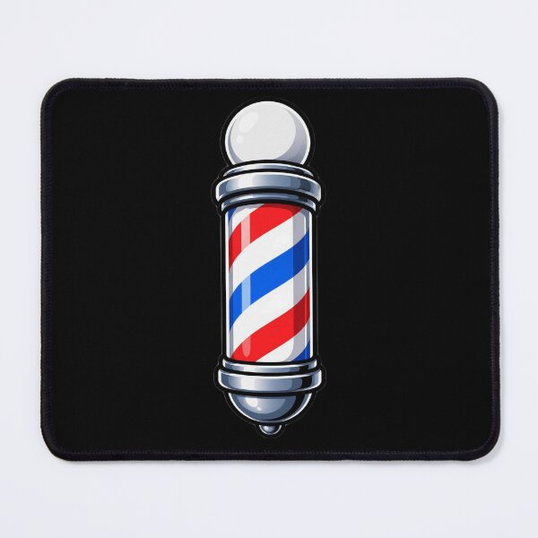 Item preview, Classic Cartoon Barber Pole Art designed and sold by Barber MD Culture.