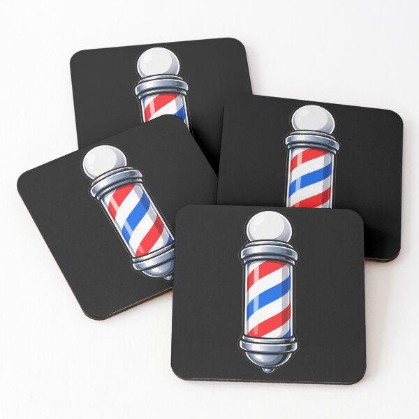 Item preview, Classic Cartoon Barber Pole Art designed and sold by Barber MD Culture.