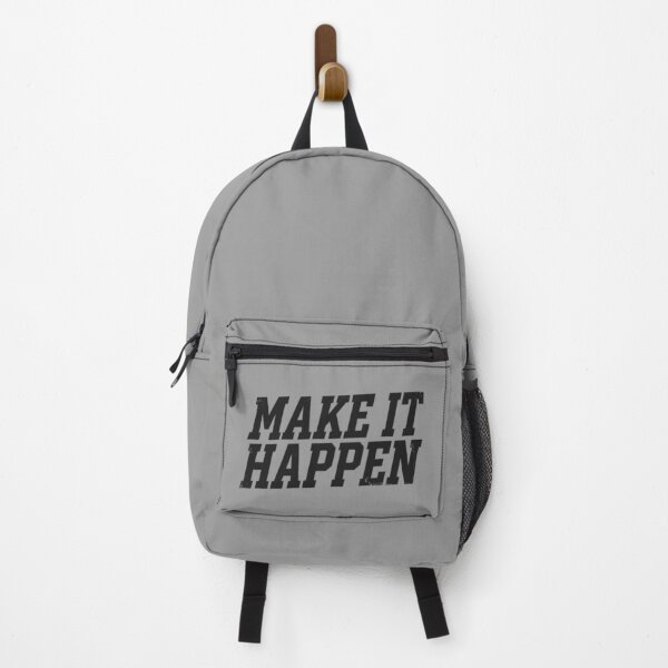 Item preview, Make It Happen (Soft Black Text) - Motivational Workout & Entrepreneur Quote designed and sold by RetroNeon.