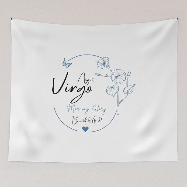 Item preview, August Virgo Morning Glory | Beautiful Mind Zodiac Design designed and sold by FlareCraftStudio.