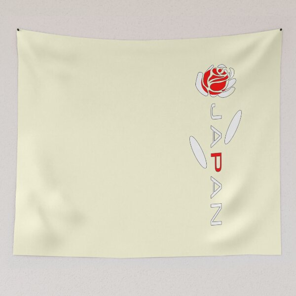 Item preview, Japan Flag Rose Floral Design designed and sold by AuntieShoe.