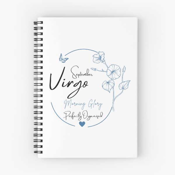 Item preview, September Virgo Morning Glory | Perfectly Organized Zodiac Design designed and sold by FlareCraftStudio.
