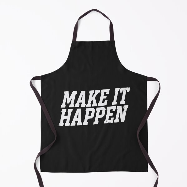 Item preview, Make It Happen (Off-White Text) - Motivational Workout & Entrepreneur Quote designed and sold by RetroNeon.