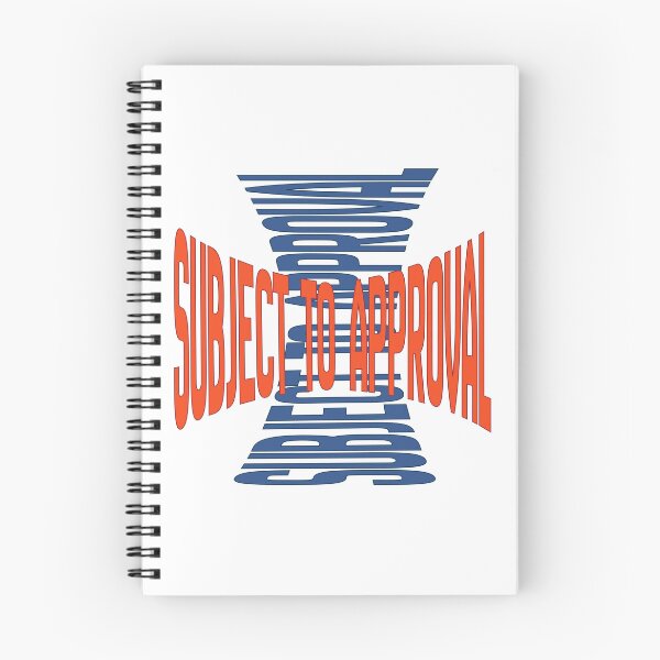 Item preview, Subject To Approval Modern Typography Corporate Humor designed and sold by RDproject.