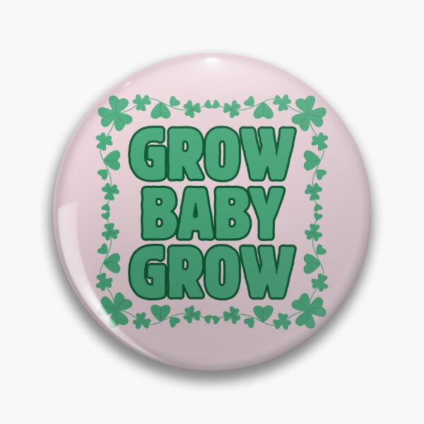 Item preview, Grow Baby Grow Lucky Clover Pregnancy Announcement Design designed and sold by Rocklights.