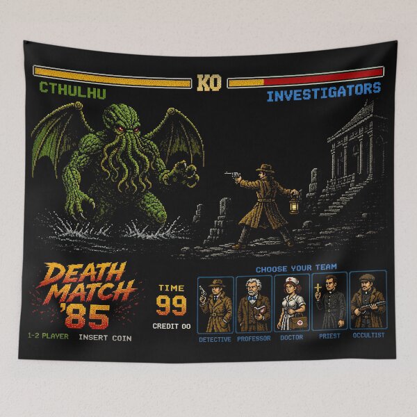 Item preview, Cthulhu Death Match ’95 – Retro Arcade Horror designed and sold by obstinator.