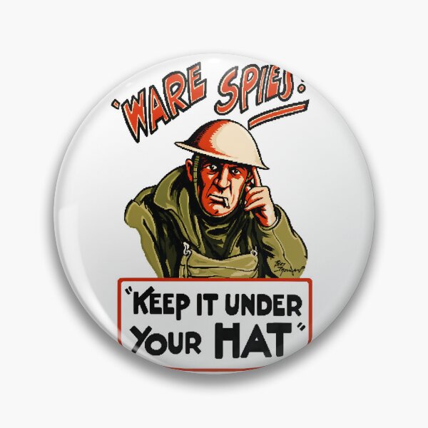 Item preview, Pixel Art Ware Spies Keep It Under Your Hat designed and sold by aigcx.