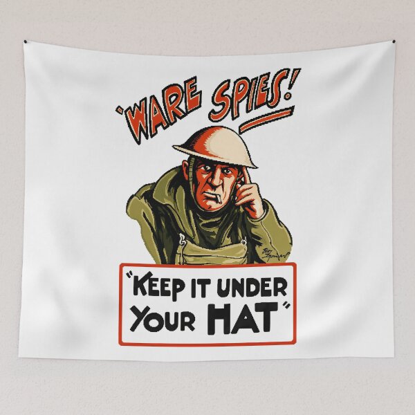 Item preview, Pixel Art Ware Spies Keep It Under Your Hat designed and sold by aigcx.