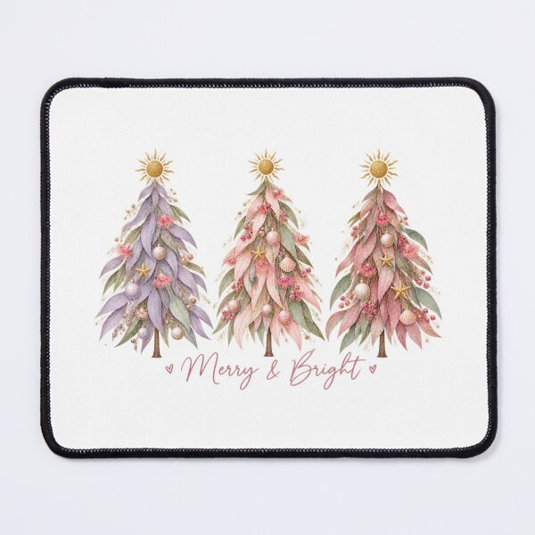 Item preview, Merry And Bright Gum Leaf Christmas Trees Aussie Coastal Christmas Gum Leaves designed and sold by Yellowriversss.