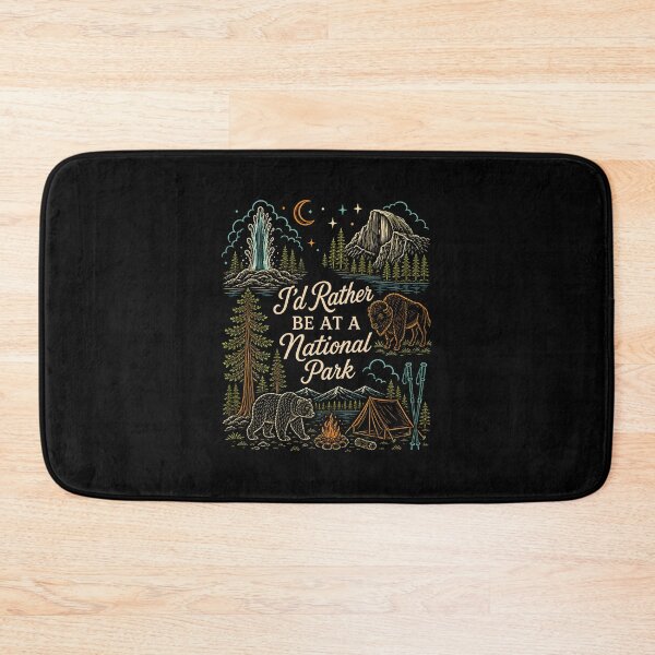 Item preview, I'd Rather Be At A National Park Nature Lover designed and sold by lorna-saway.