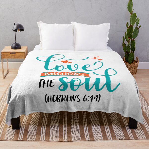 Item preview, Love Anchors the Soul Christian Faith | Tshirt, sticker, mug and tattoo | Hebrews 6:19 designed and sold by Billium Halder.