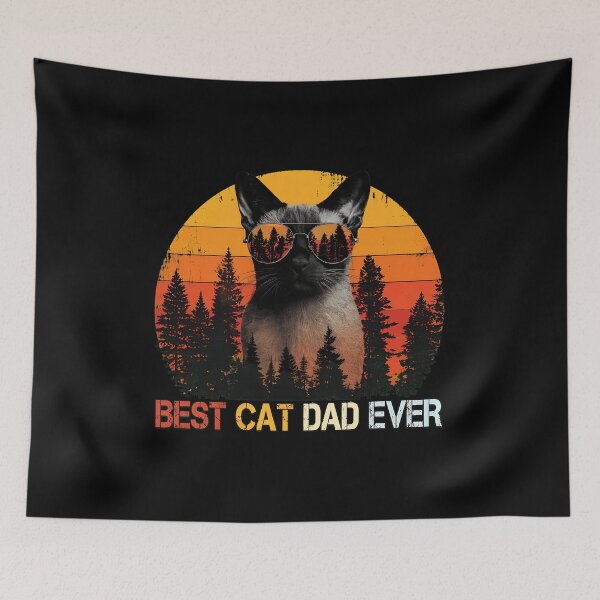 Item preview, Retro Cat Dad Sunset Forest Sunglasses designed and sold by GiaoCalonas.