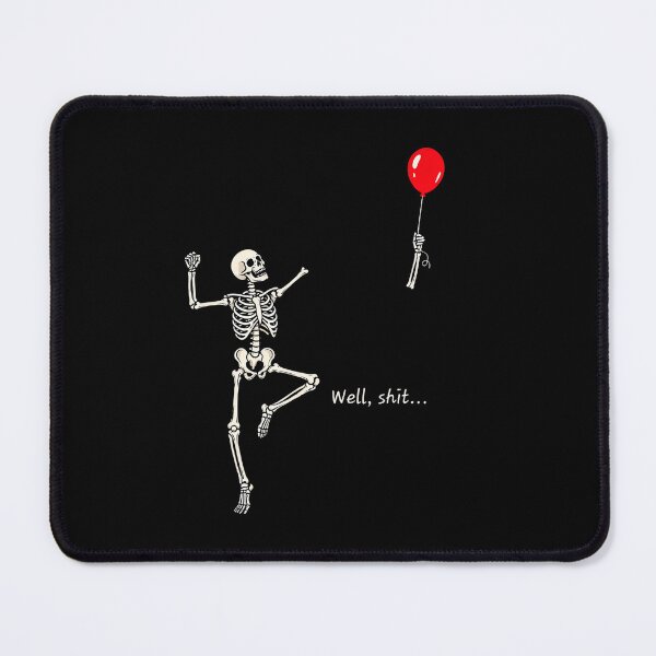 Item preview, Skeleton Lost Balloon Funny Halloween Retro Saying designed and sold by Khescoiu.