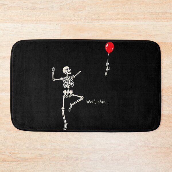 Item preview, Skeleton Lost Balloon Funny Halloween Retro Saying designed and sold by Khescoiu.