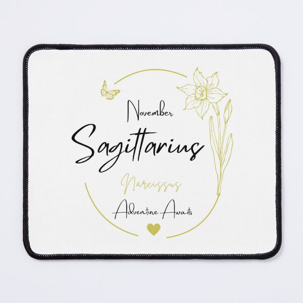 Item preview, November Sagittarius Narcissus | Adventure Awaits Zodiac Design designed and sold by FlareCraftStudio.