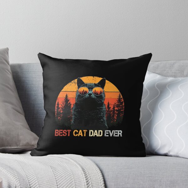 Item preview, Retro Cat Dad Sunset Graphic designed and sold by GiaoCalonas.